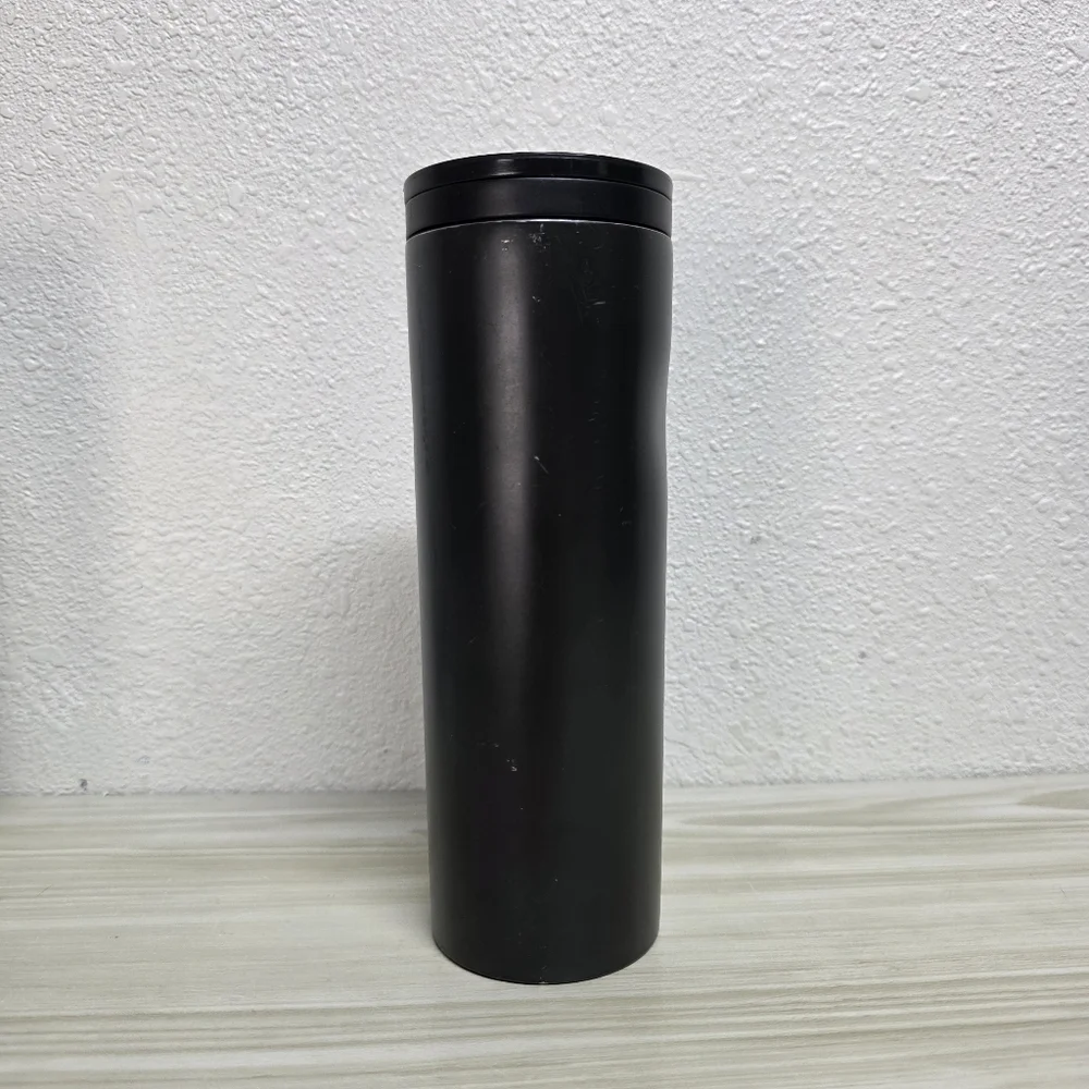 Starbucks Black Mat Tumbler Hot and Cold Drinks 16oz